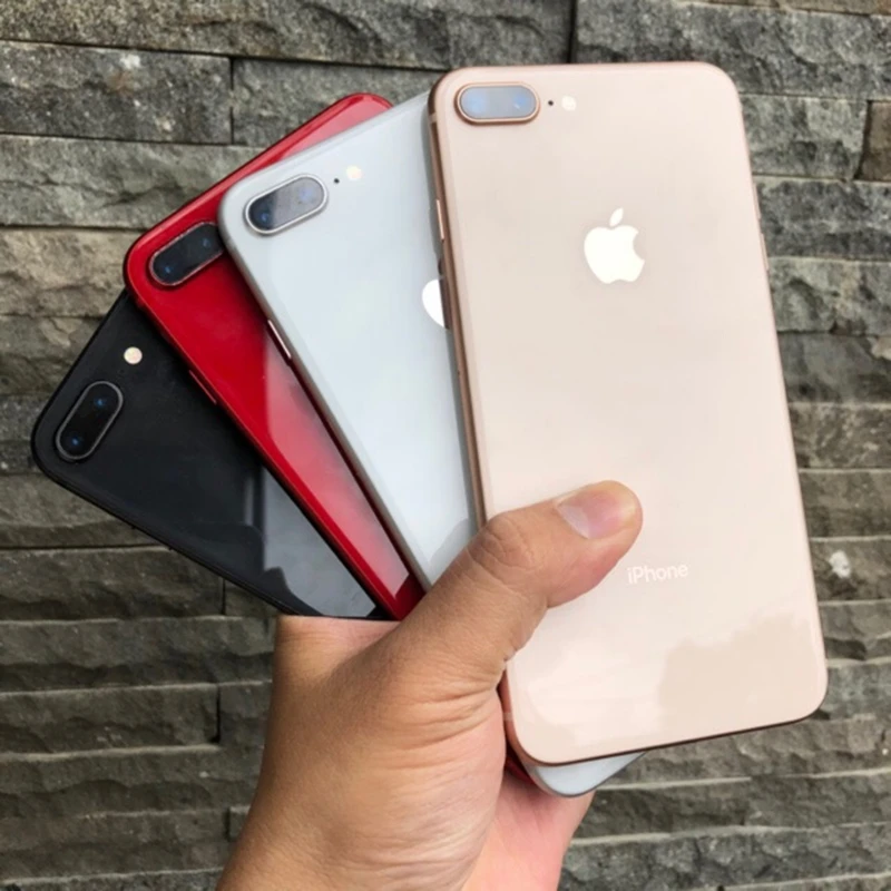 Разблокированный Apple iPhone 8 Plus б/у телефон 64/256 Гб ПЗУ экран 5 дюйма 12 МП сканер