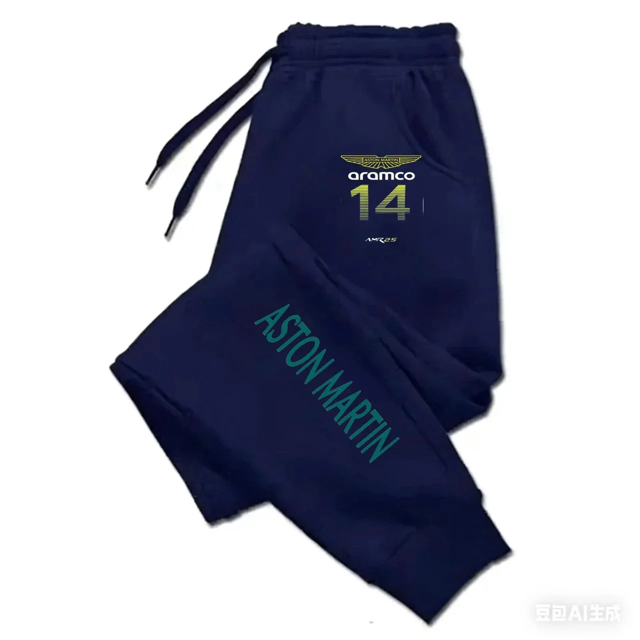 Фото Новый номер команды Формулы-1 Aston Martin 2026 года (совместный выпуск) 14 Racing Pants Мужские повседневные леггинсы №4