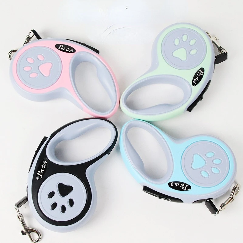 

Новый поводок для прогулок собак с автоматическим телескопическим поводом Регулируемый для мелких и средних собак