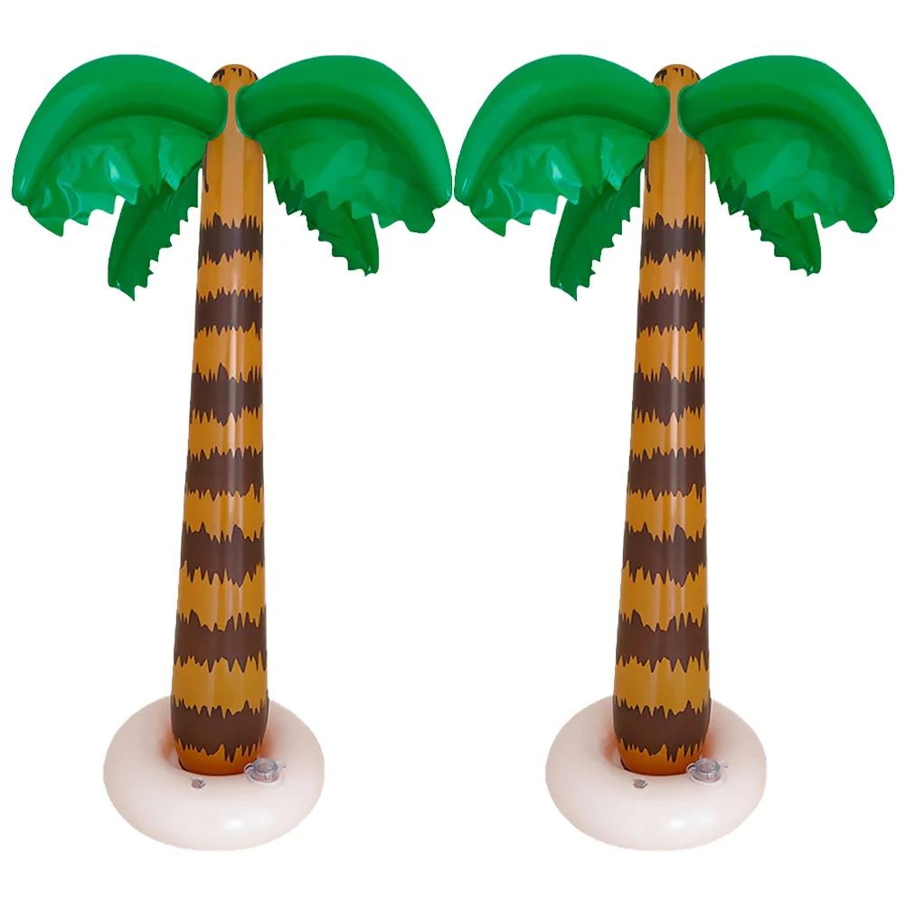 

Tree Inflatable Palm Trees Decoration Partyblow Luau Pool Tropical Giant Suppliesbackdrop Hawaiian Playthings Swimming