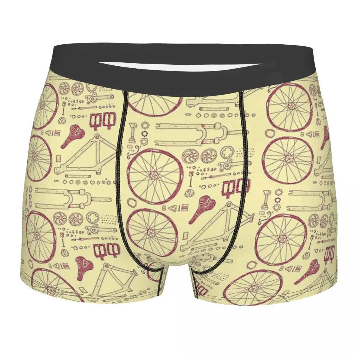 

Bike Biker Cycle Bicycle Racing Parts Underpants Cotton Panties Male Underwear Comfortable Shorts Boxer Briefs