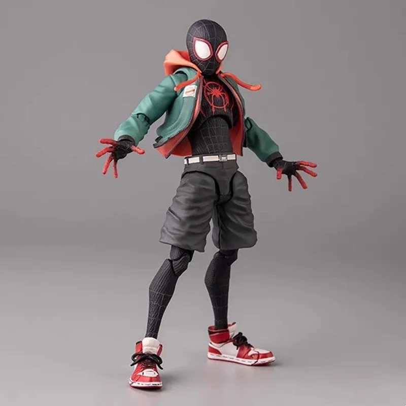 

Shf Spider Man Parallel Universe 2 Horizontal Universe Miles Mobile Box Handmade Model Doll