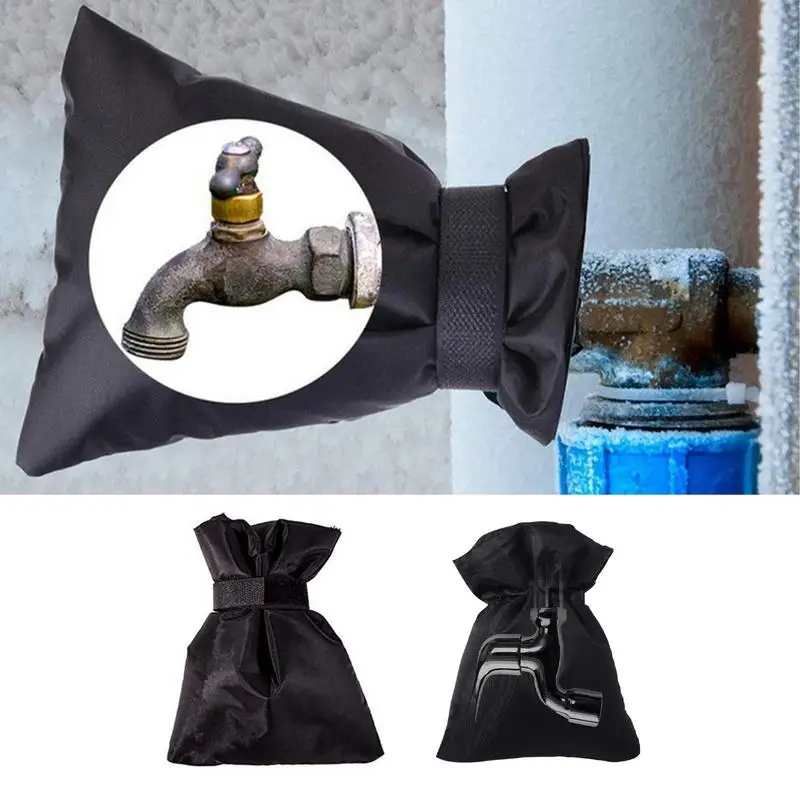 

New Winter Waterproof Outdoor Faucet Cover Outside Garden Faucet Freeze Protection Sock Reusable Tap Protector For Winter