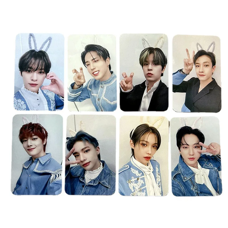 Kpop Idol 8Pcs/Set Lomo Card Stray Kids Super Arena Postcard Album New Photo Print Cards Picture Fans Gifts Collection - купить по