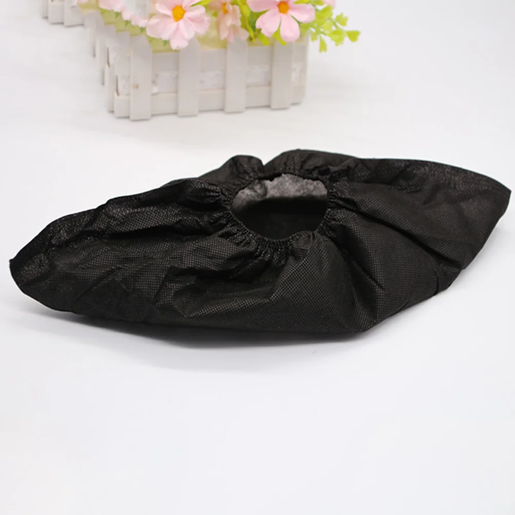 

100Pcs Nonwoven Shoe Cover Shoes Covers Waterproof Non-Slip Overshoes Boot Shoe Covers Boot Covers Footwear Shoe Booties