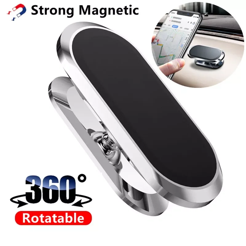 

Rotating Magnetic Car Phone Holder Air Outlet GPS Support Strong Magnet Smartphone Stand in Car for iPhone 13 12 Pro Samsung MI