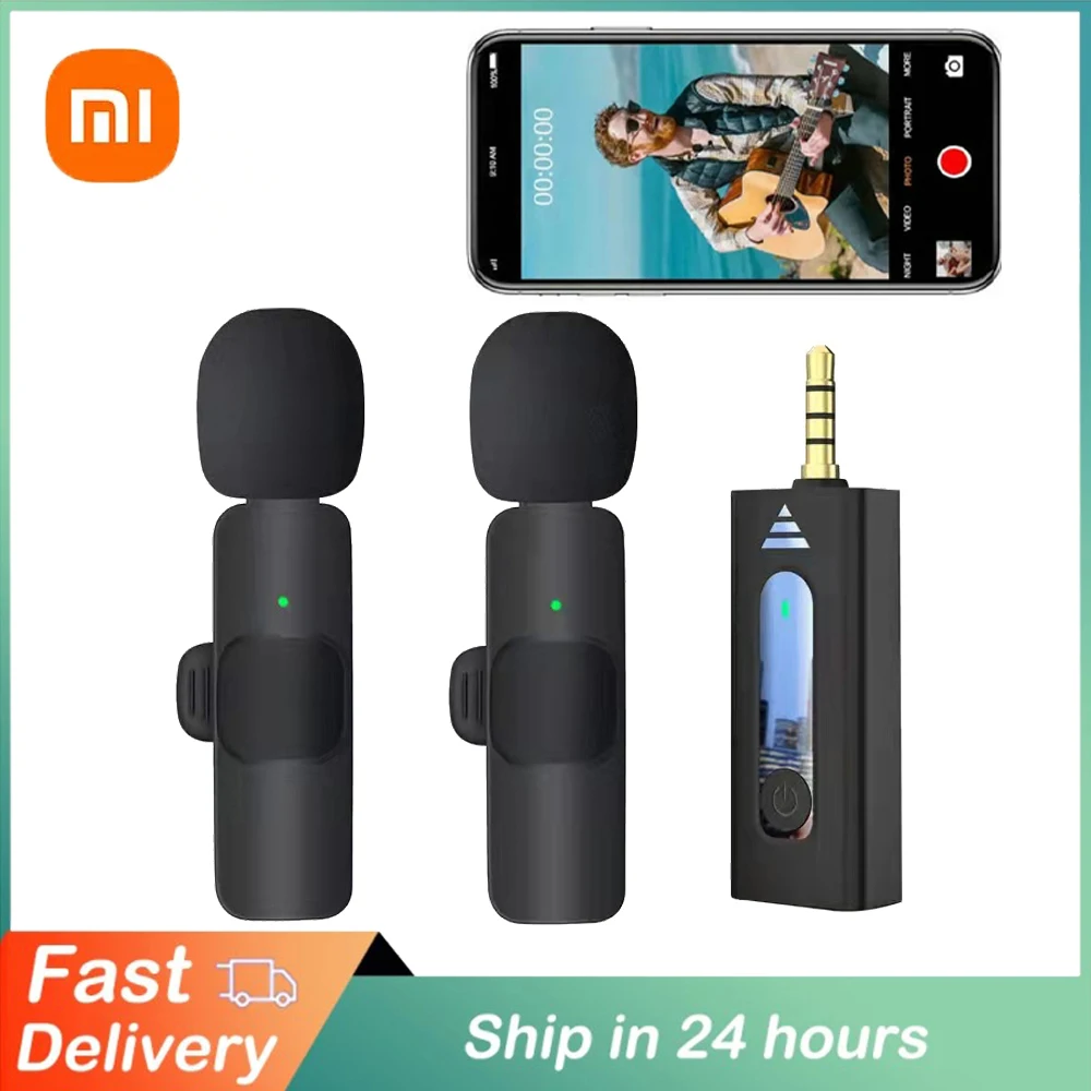 

Беспроводной петличный микрофон XIAOMI 3,5 мм, конденсаторный микрофон со всенаправленным конденсатором для камеры, динамика, смартфона, микро...