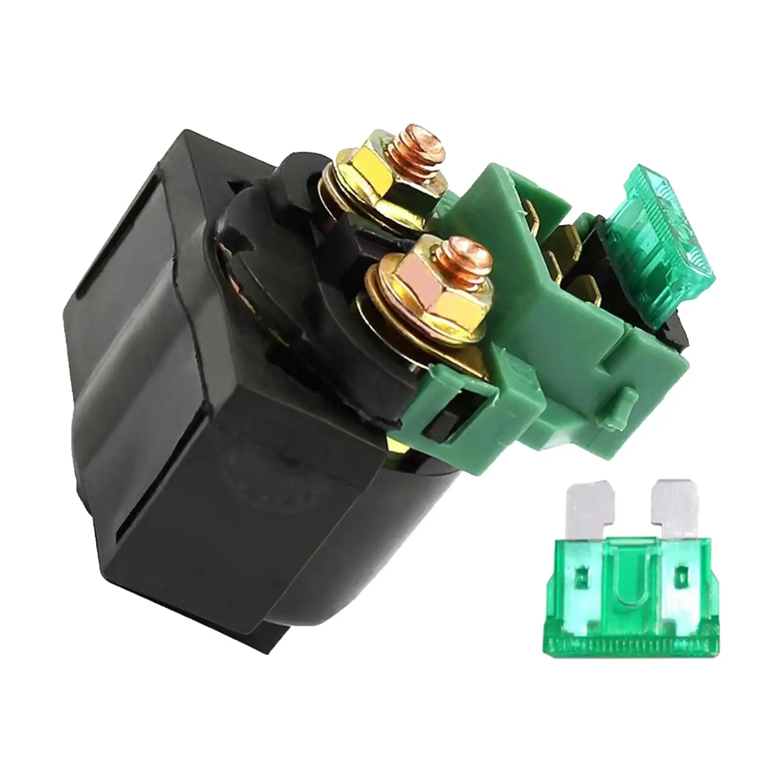 

Motorcycle Starter Relay Solenoid Metal Electrical Relay Switch with Fuse Fit for Suzuki GS500 90-2009 Gw250 GSX250R DL250