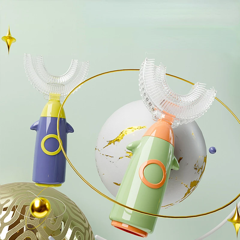 

Baby Toothbrush UShape 360° Children's Toothbrush For Kids Teeth Care For Teeth Cleaning Child Toothbrush Baby Brush Dental Care