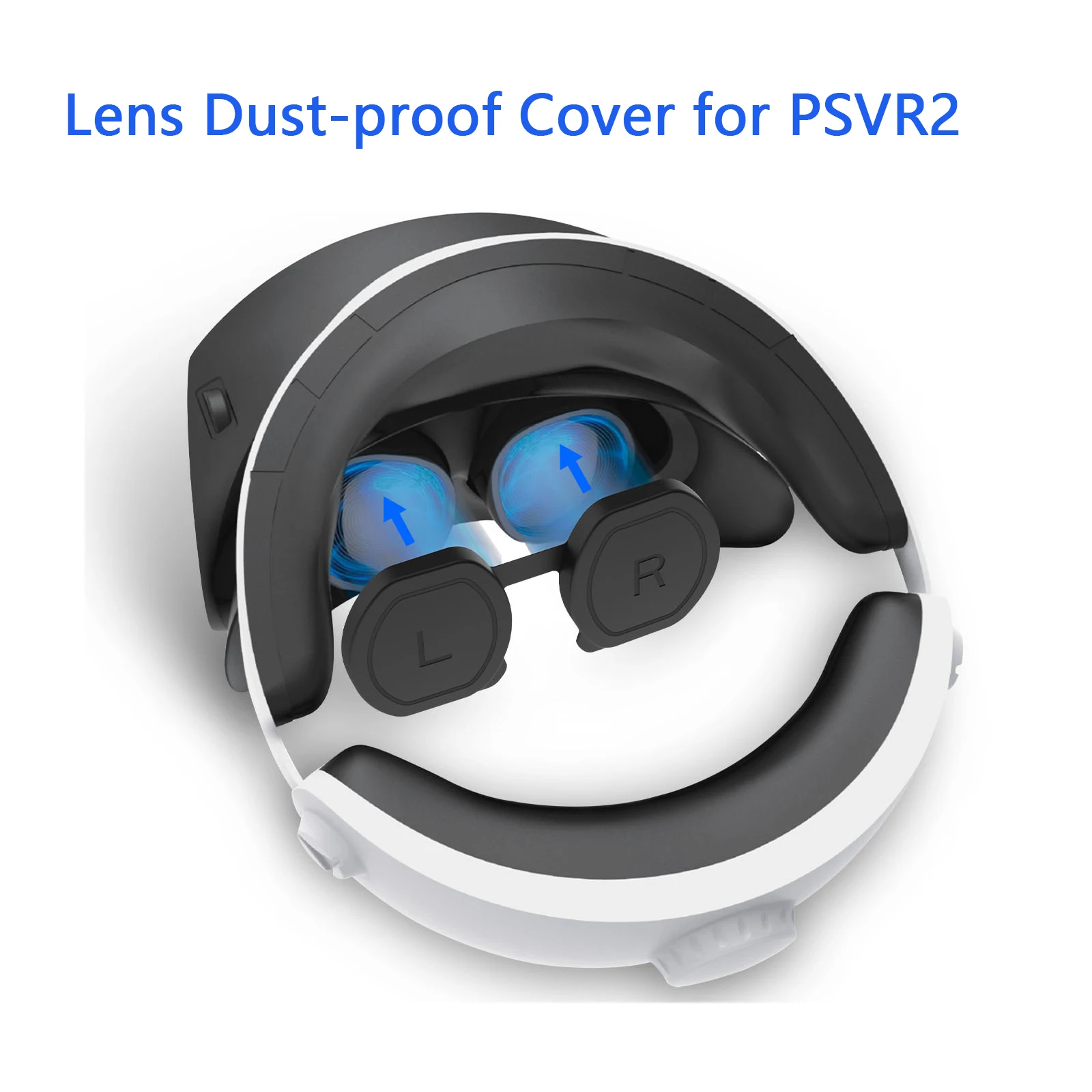 

Lens Dust-proof Cover for PSVR2 VR Glasses Anti-scratch Waterproof Silicone Protectors Cap for P-S VR2 PS VR 2 Accessories