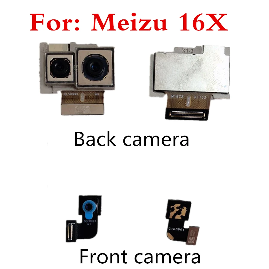 16X Rear Camera For Meizu 16X Facing Camera Module Big Back Main Camera Flex Ribbon Cable Replacement