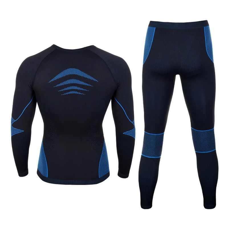 Long Johns Mens 2022 New Winter Bamboo Fiber Sports Thermal Underwear Set Windproof Warm Thermo Underwear Quick Dry Suit for Men