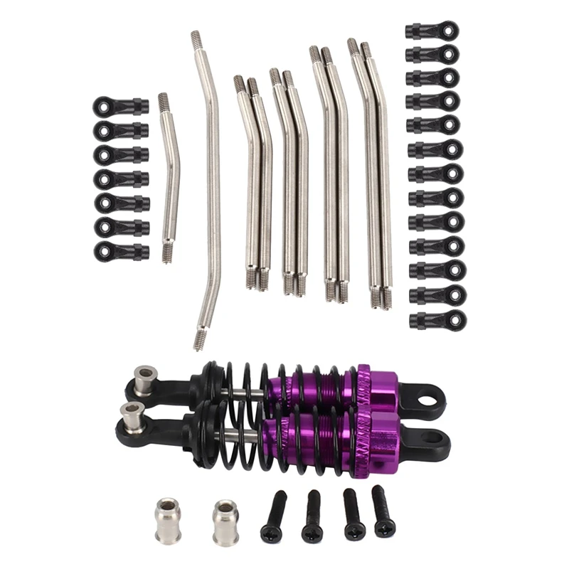 

2 шт., масляный регулируемый амортизатор, 65 мм, с 10 металлическими звеньями, 5 мм