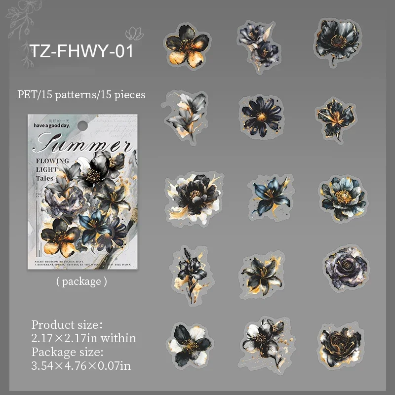 

Jianwu цветочные наклейки для скрапбукинга