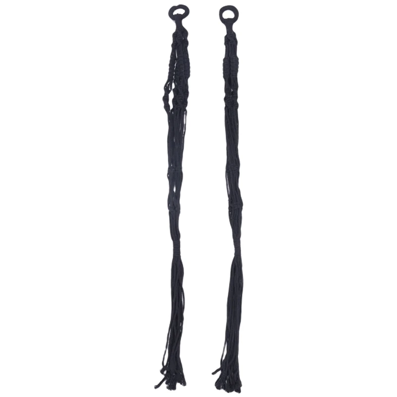 

Plant-Linked Indoor And Outdoor Hanging Flowerpot Basket Cotton Rope, Garland Plant Stand, 8 Pieces