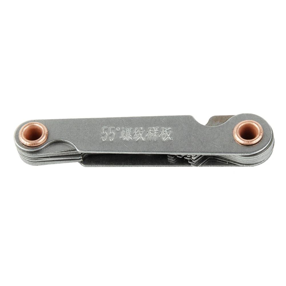

55/60 Degree Metric Inch Thread Plug Gauge Gear Tooth Screw Pitch Gauge Measuring Lathe Tool Carbon Steel Lathe Combination Tool