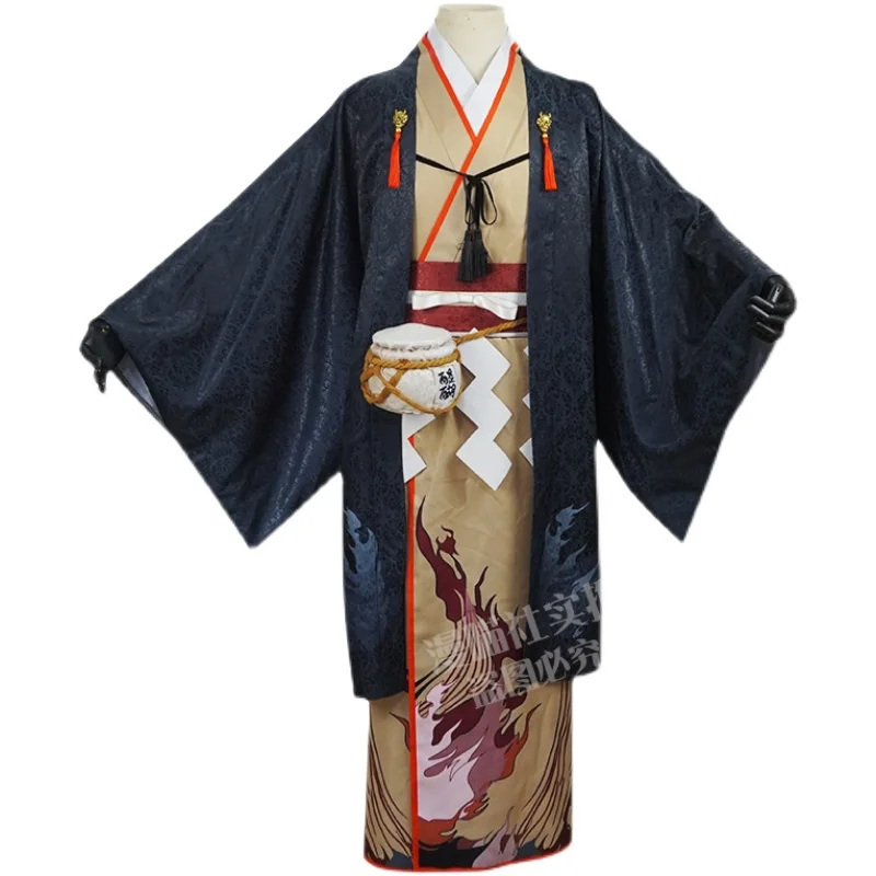 COS-HoHo Аниме игра Onmyoji SSR LingYanJi до пробуждения кимоно униформа Косплей Костюм