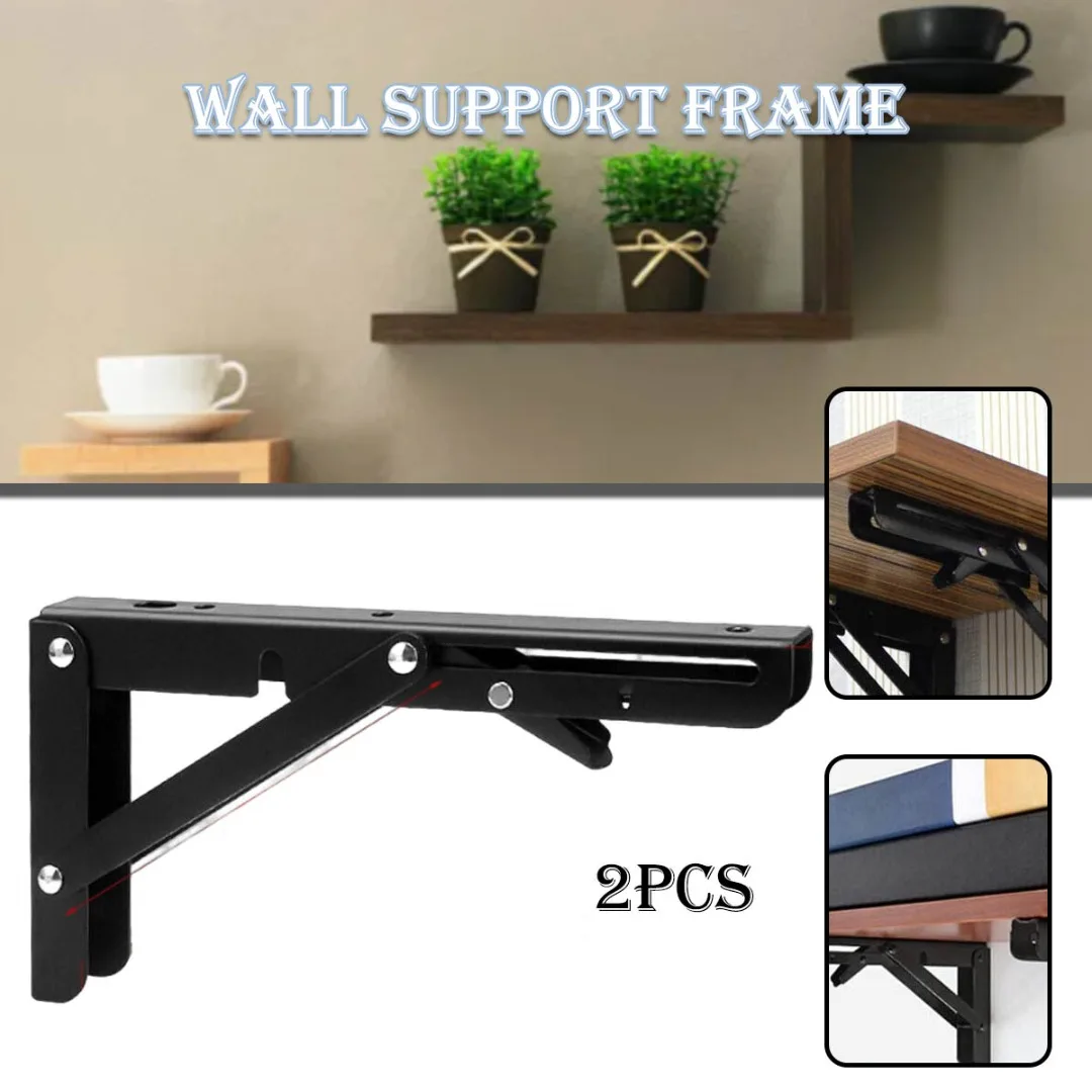 

2 шт., треугольный складной угловой кронштейн, 8 дюймов