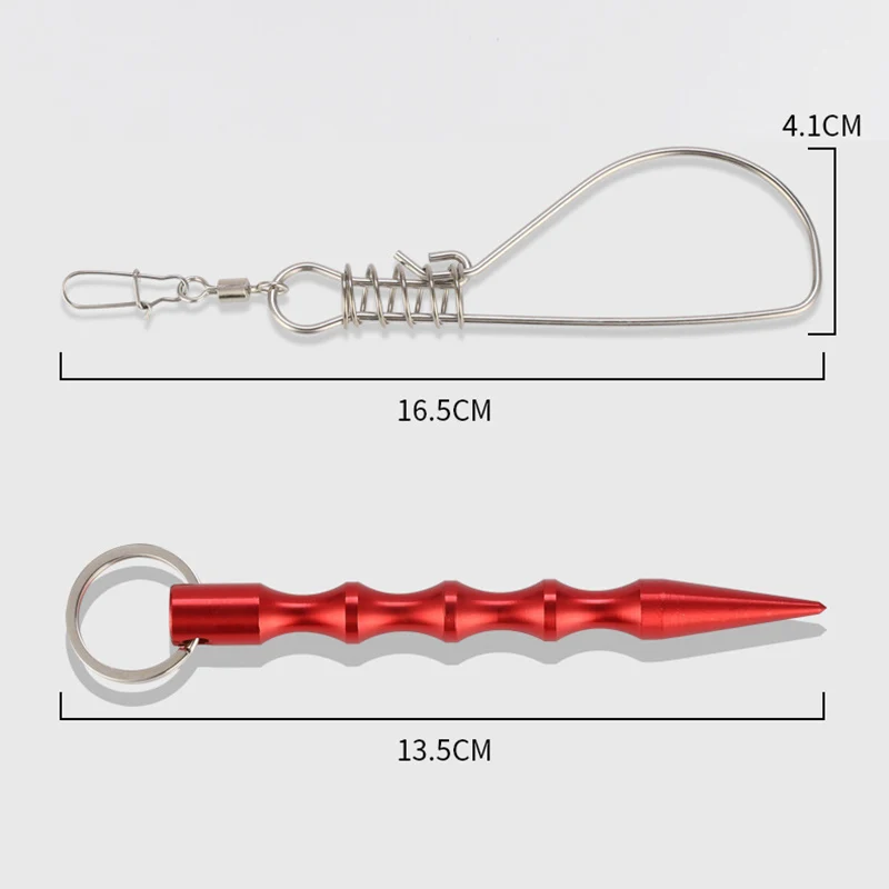 Портативный Регулируемый рыболовный Стрингер с катушкой из стальной проволоки