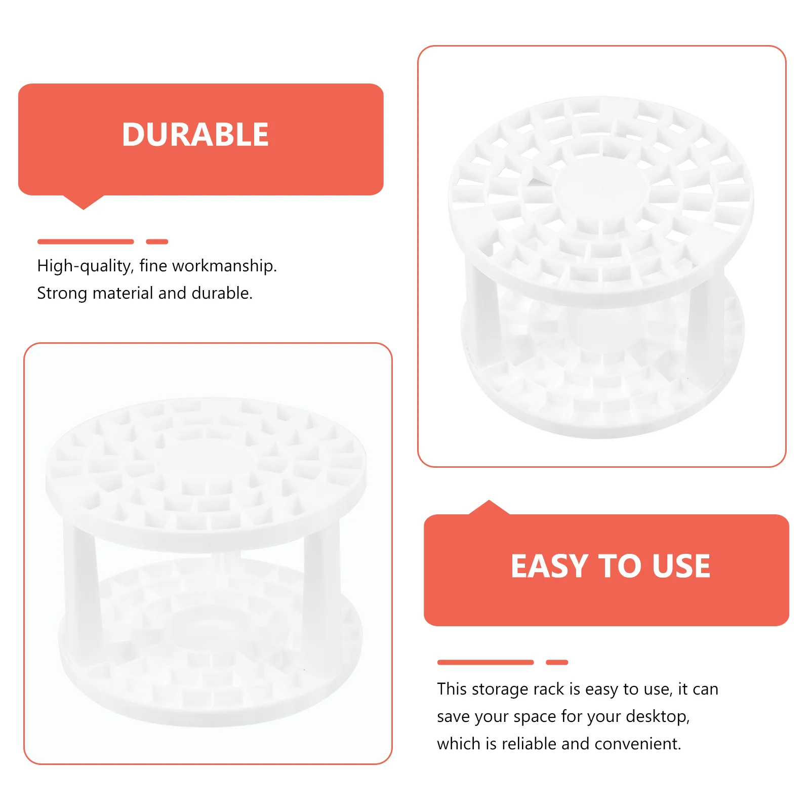 Сушилка для кистей макияжа подставка косметики пластиковый съемный держатель