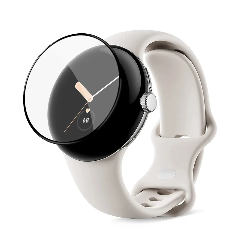 

3D Curved Soft Edge Protective Film Smartwatch Full Cover For Google Pixel Watch 2022 Display Screen Protector Smart Accessories
