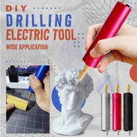 mini electric drill handheld drill bits kit epoxy resin jewelry making wood craft tools 5v usb plug screwdriver tool kit