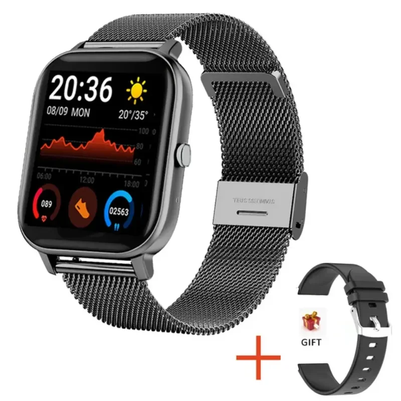 

New Women Bluetooth Calling Smart Watch Heart Rate Blood Pressure Monitoring Smartatches IP67 Waterproof Sports Smartwatch