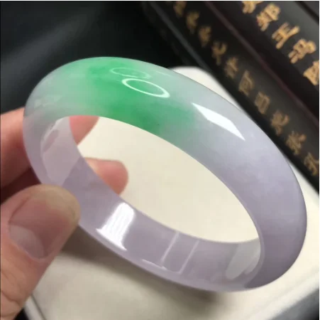 

Rare Class A 100% Natural Green Jadeite JADE Bracelet Perfect boutique women's jewelry lucky accessories