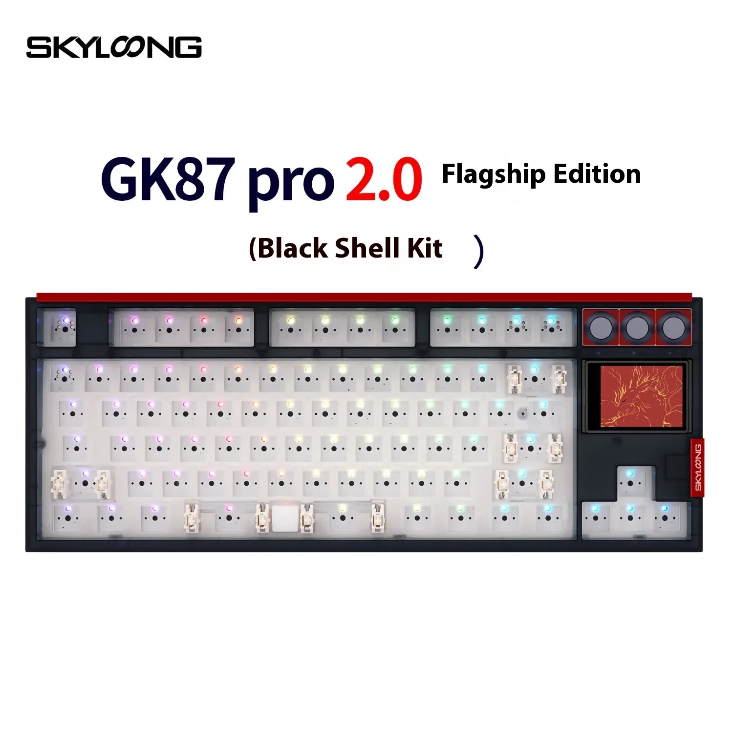 Комплекты клавиатуры Skyloong GK87 Pro 2 0 беспроводная трехрежимная механическая
