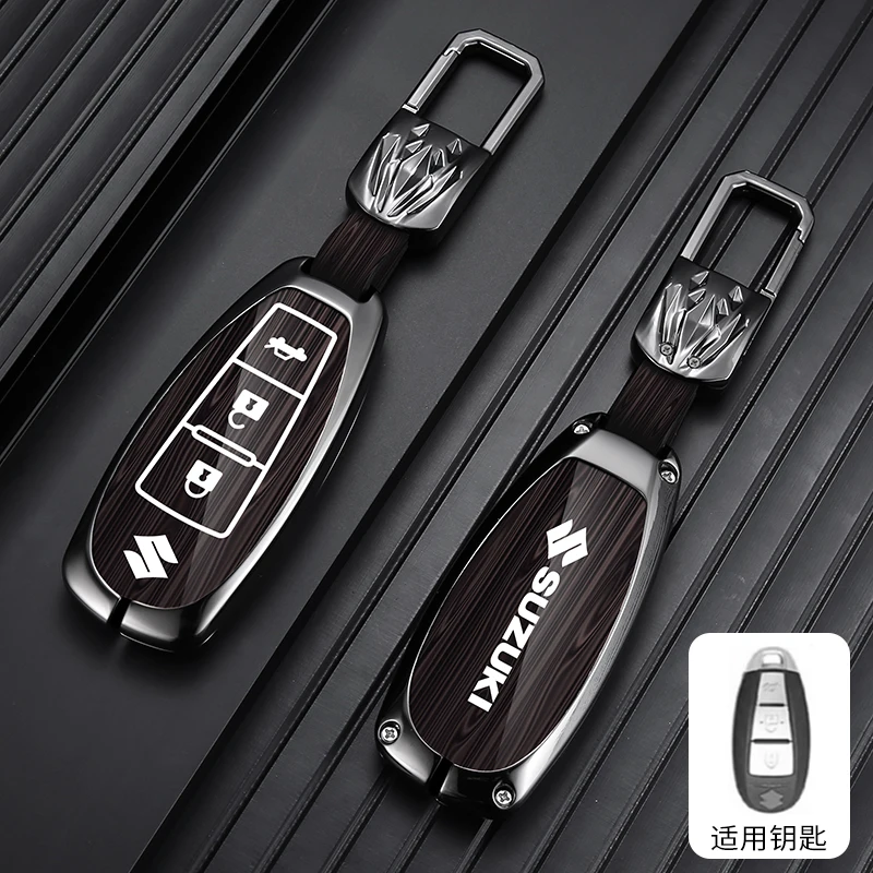 Фото Автомобильный чехол для ключа с дистанционным управлением для Suzuki Vitara Swift Ignis Kizashi SX4 Baleno Ertiga Samurai S-Cross, автомобильные аксессуары без ключа №5