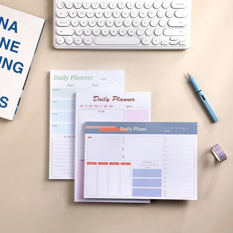 Ежедневник планировка время на 120 страниц рабочий ежедневный план блокнот для