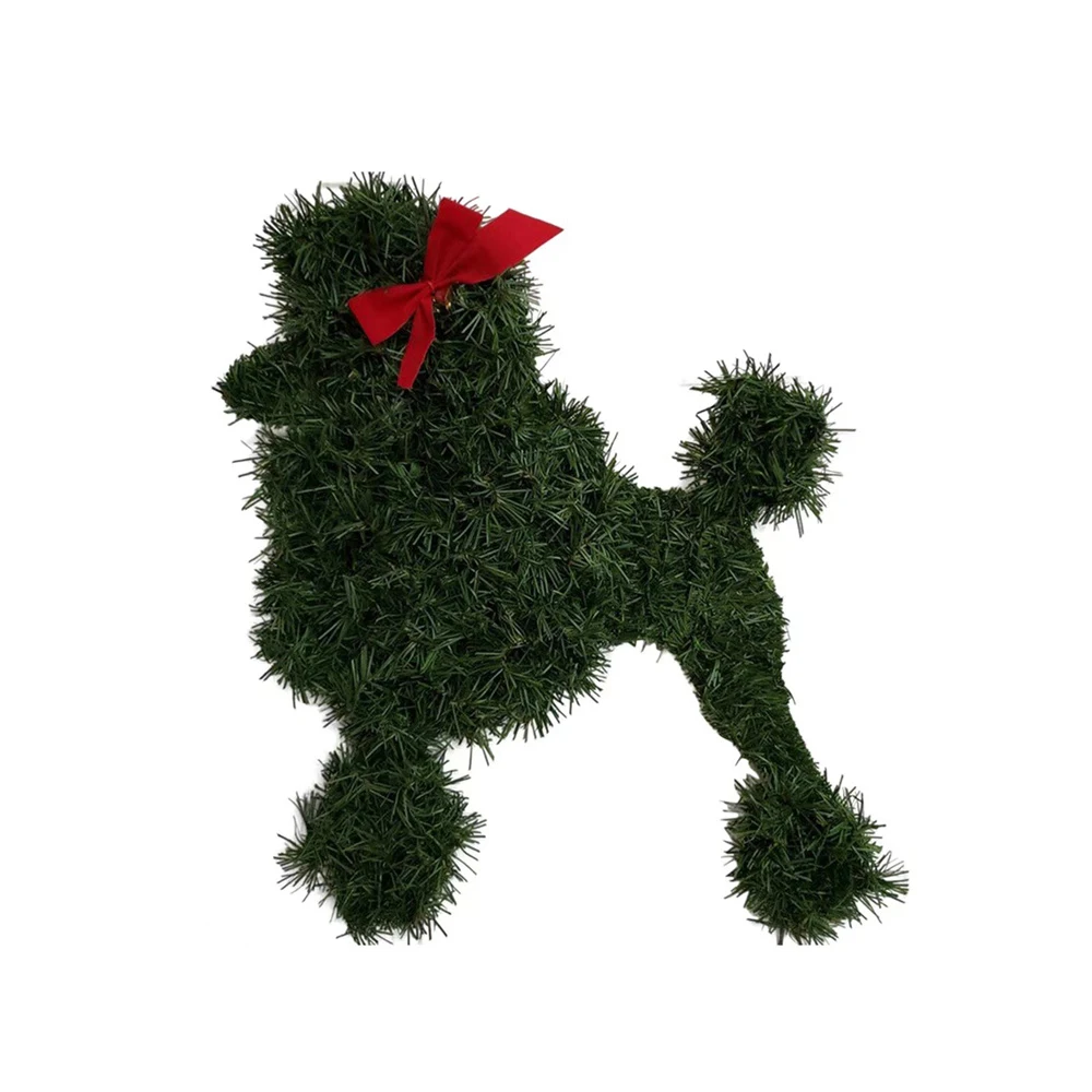 

Рождественский фермерский венок с животными, искусственные листья ручной работы, гирлянда для праздника, праздника, благодарения