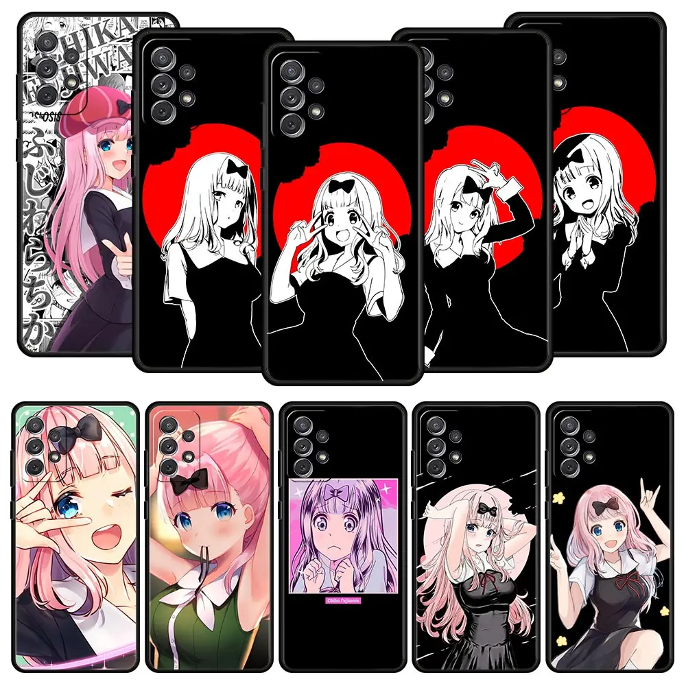 

Case For Samsung A13 A51 A71 A41 A31 A21S A11 A01 A03S A12 A32 A52 A22 A23 A33 A53 A73 5G Chika Fujiwara Kaguya-sama Love Is War