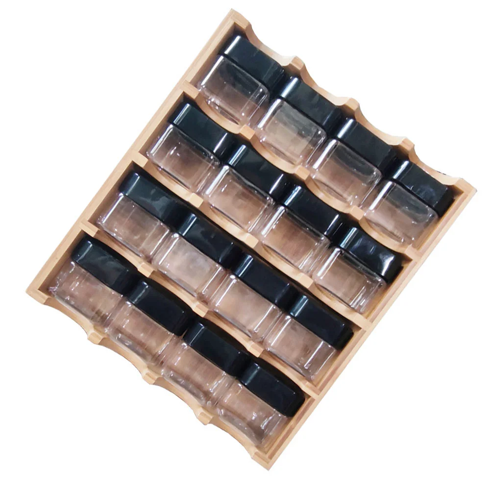 

1 Set of Decorative Seasoning Storage Bracket Kitchen Spice Containers