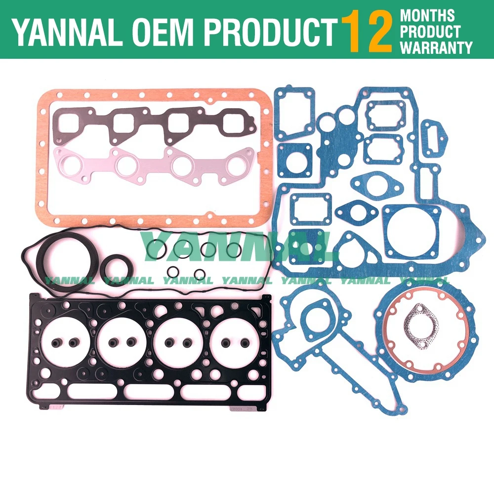 Для Kubota V2003 V2003E V2003T комплект прокладок для капитального ремонта верхний нижний