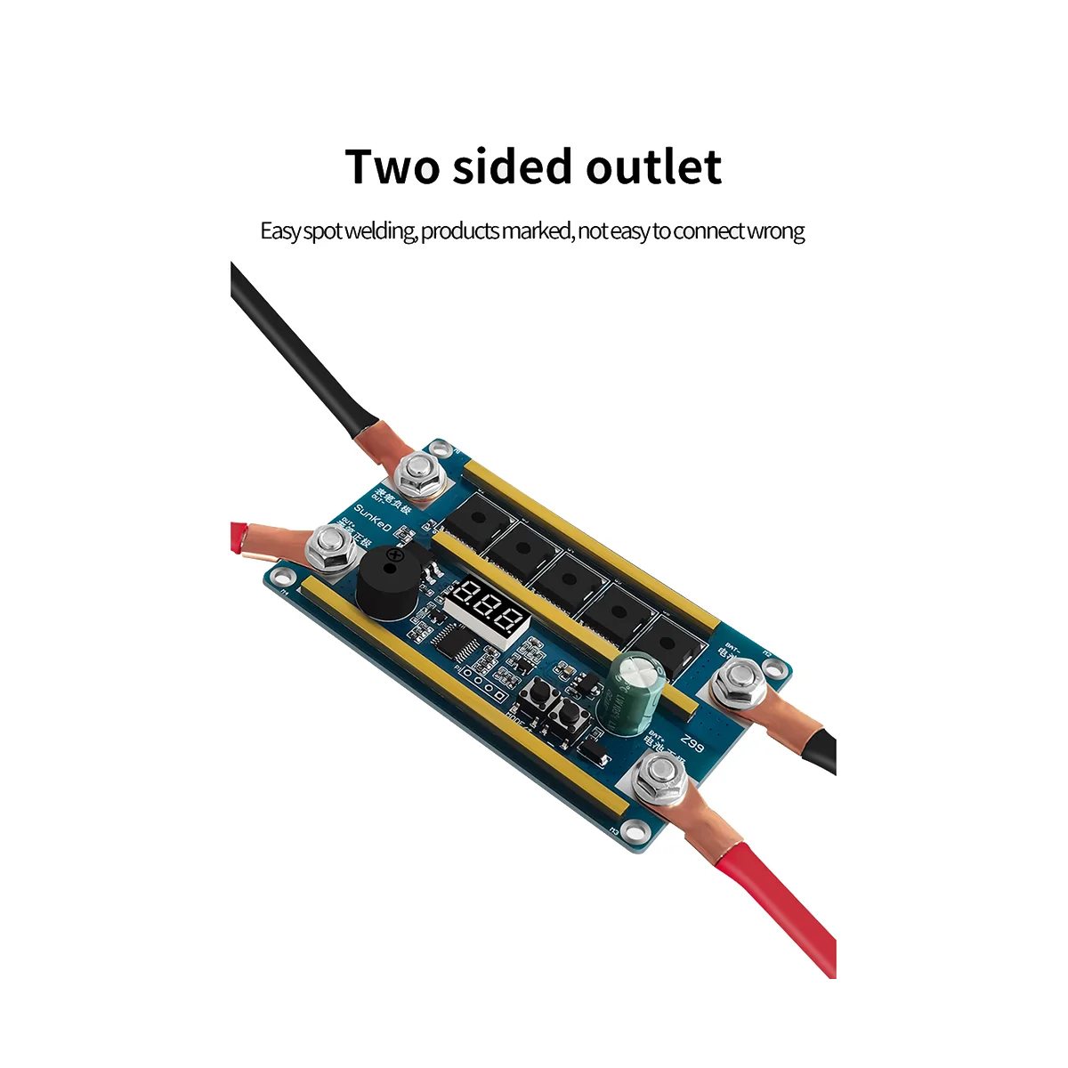 

Панель управления для точечной сварки Z99 с цифровым дисплеем, 0,1 А, 0,2-18650 мм
