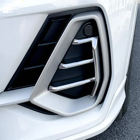 Внешние аксессуары для Audi Q3 F3 2019-2023, передние противотуманные фары, лампы, украшение для век, бровей, обшивка, Стайлинг