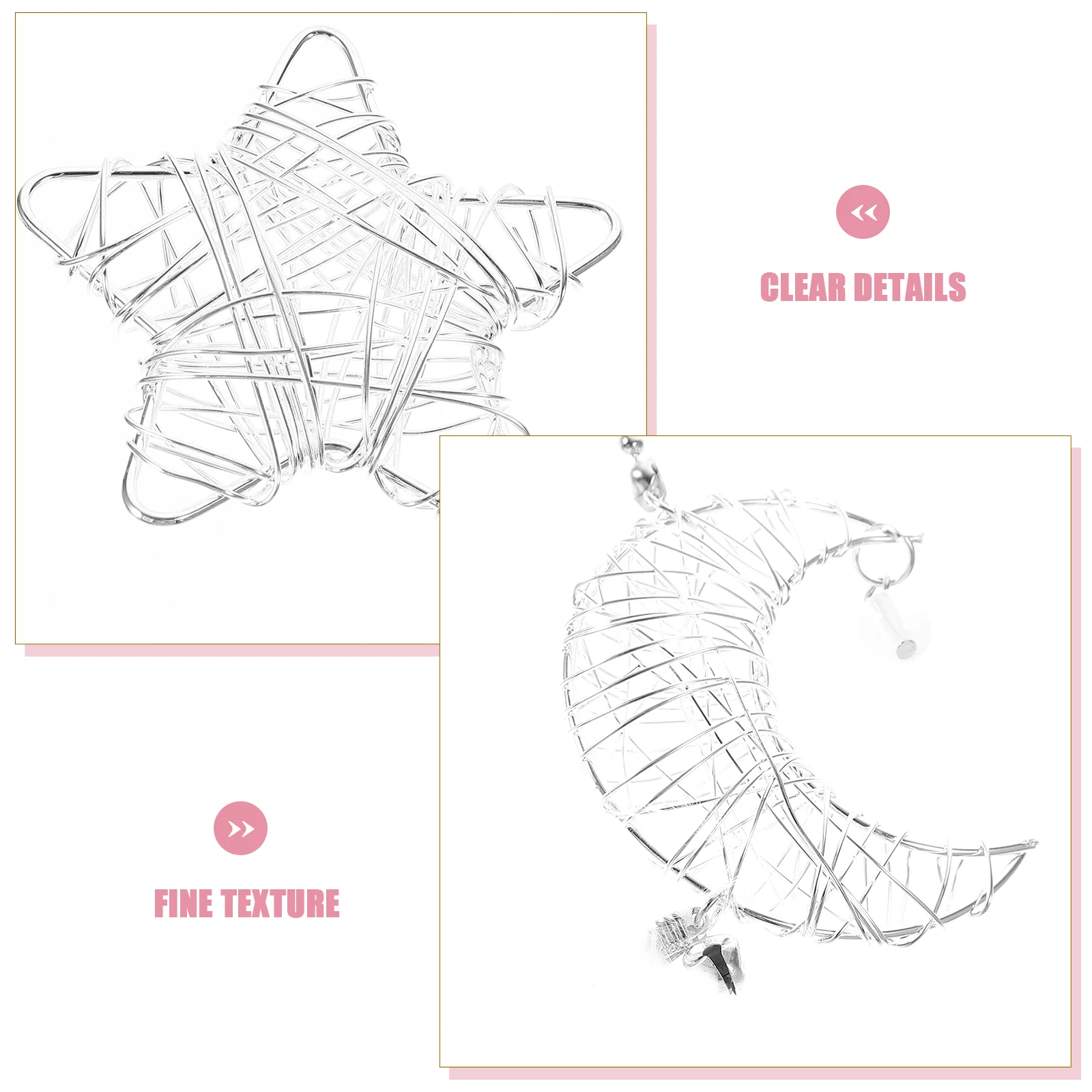 Автомобильные украшения Ловец снов Украшение Звезда Луна Зеркало для