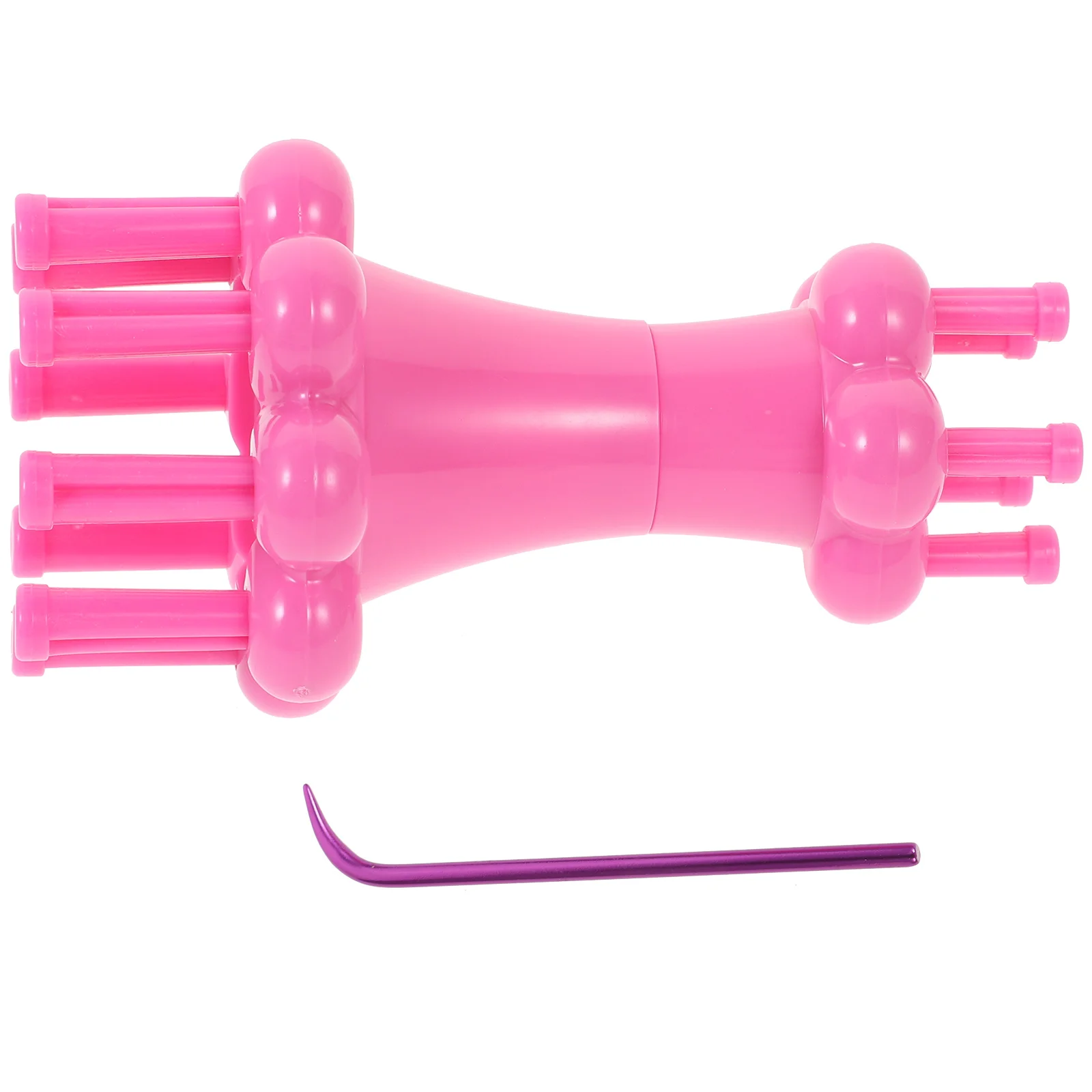 

Knitting Loom Rope Set Spool Knitter Looms Yarn Tools Tool Double Round Machine Kit Rosy End Knit Board Hook Diy Flower Maker