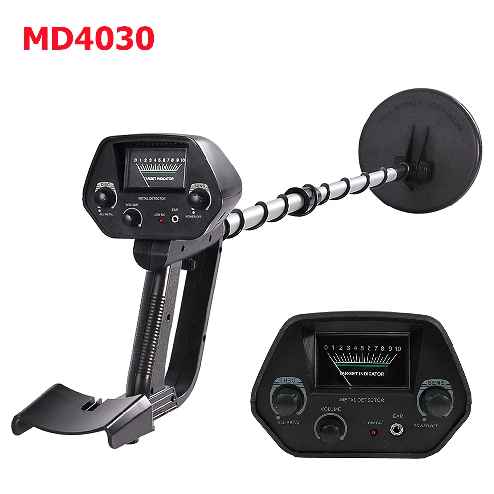 

MD 4030 Portable Light Weight Professional Underground Wire Iron Metal Gold Detector Adjustable Tracker for Treasure Search