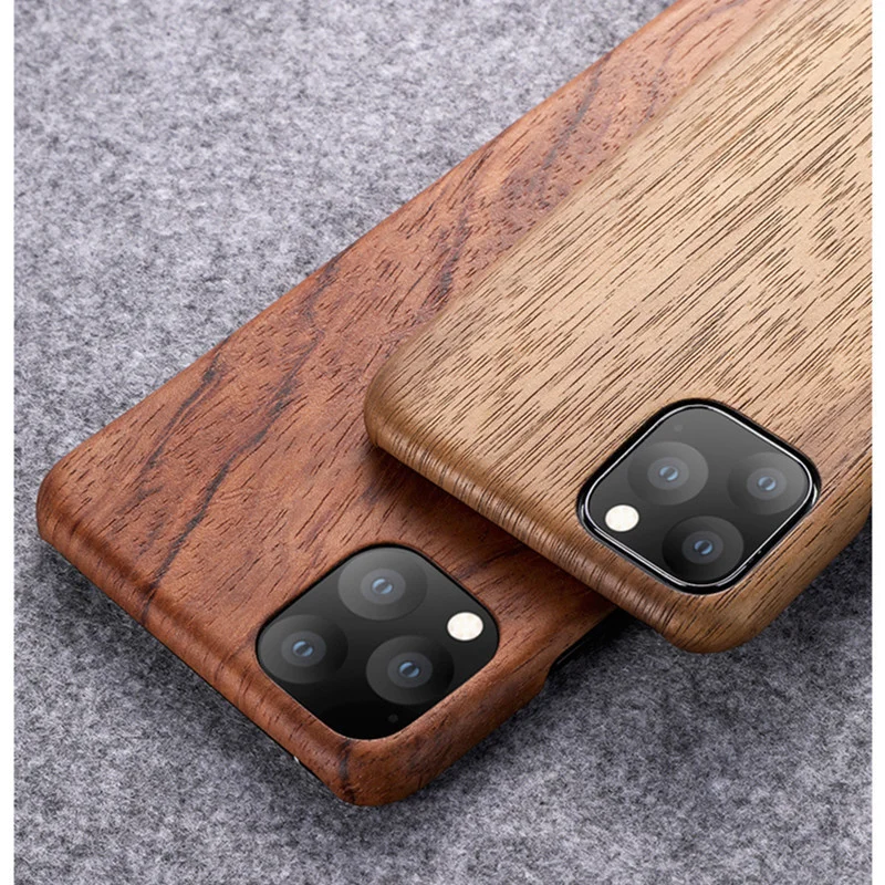 

Жесткий Тонкий Винтажный чехол из красного дерева для iPhone 13 12 11 /11 Pro/11 Pro Max