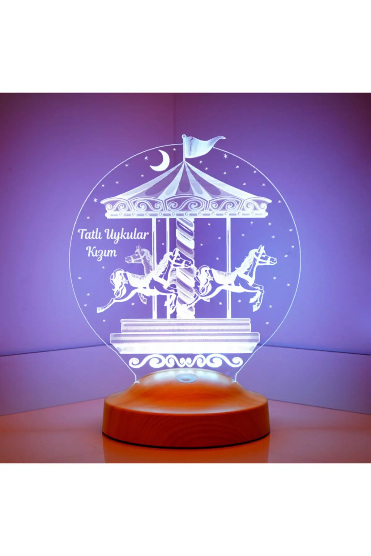 

Светодиодная 3d-лампа в виде карусели с индивидуальным дизайном