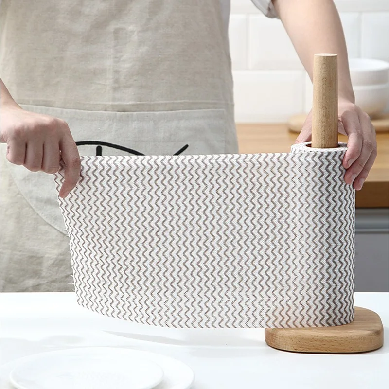 

Одноразовые салфетки для мытья посуды, тряпка из нетканого материала, 50 листов/рулон, для кухни