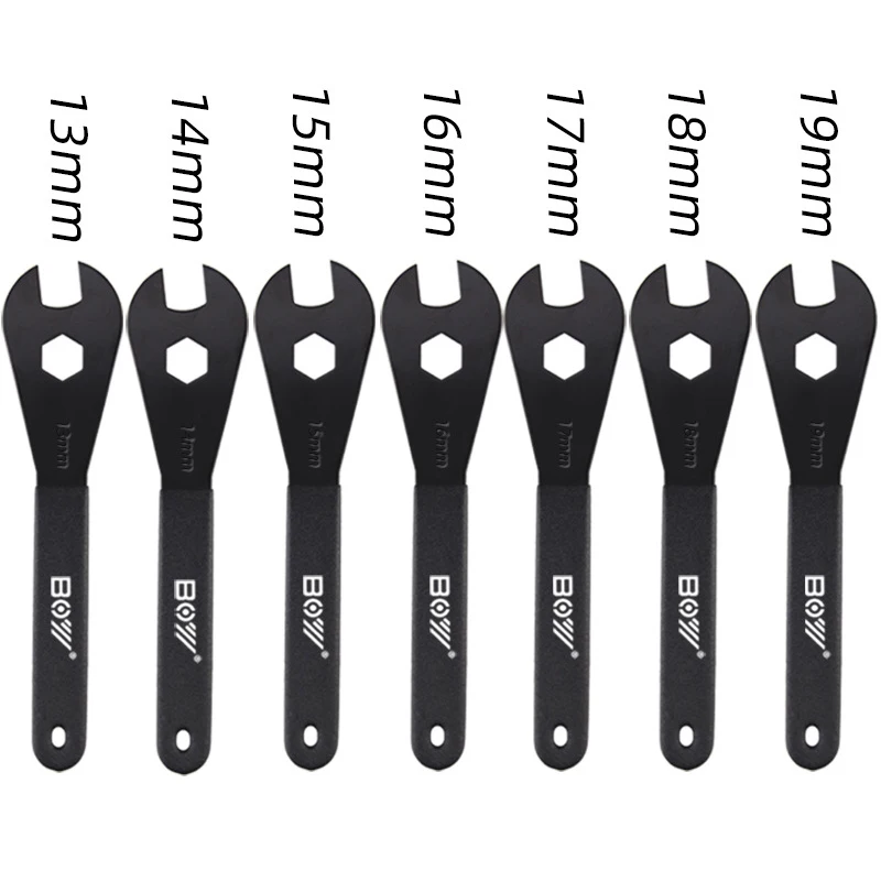 

Bike Hub Cone Wrench Spanner MTB Road Bicycle Wheel Axle Pedal Repair Spanner Tool 13/14/15/16/17/18/19mm Cycling Repair Tool