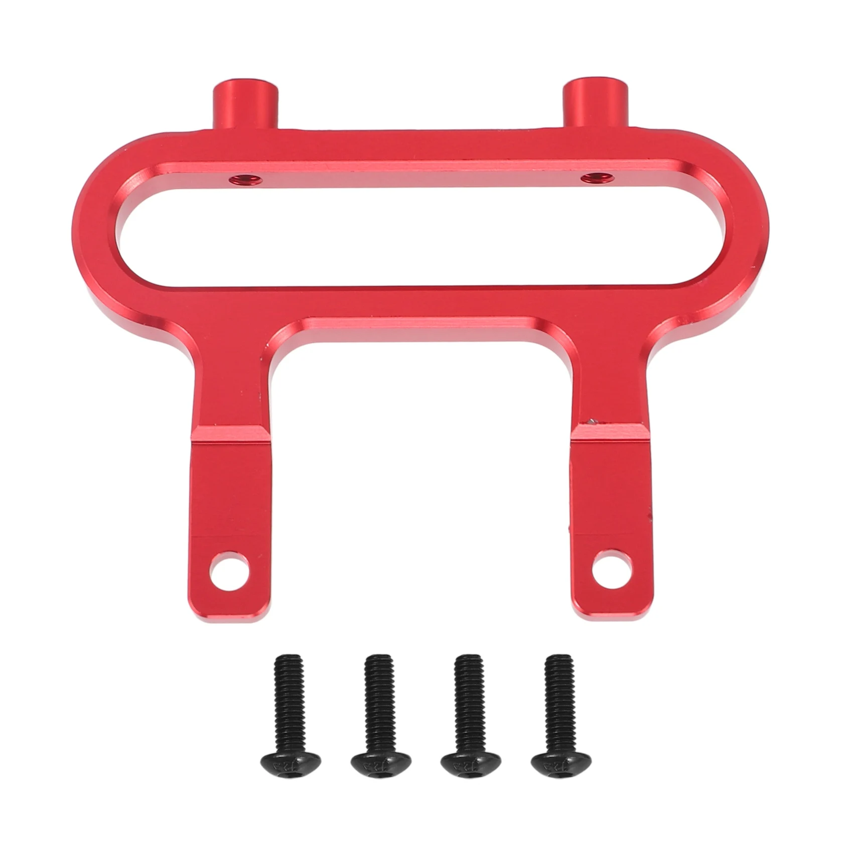 

Aluminum Front Bumper Mount Holder Bracket for 1/10 Redcat Blackout XTE SC XBE (Pro) Upgrade Parts Accessories,Red