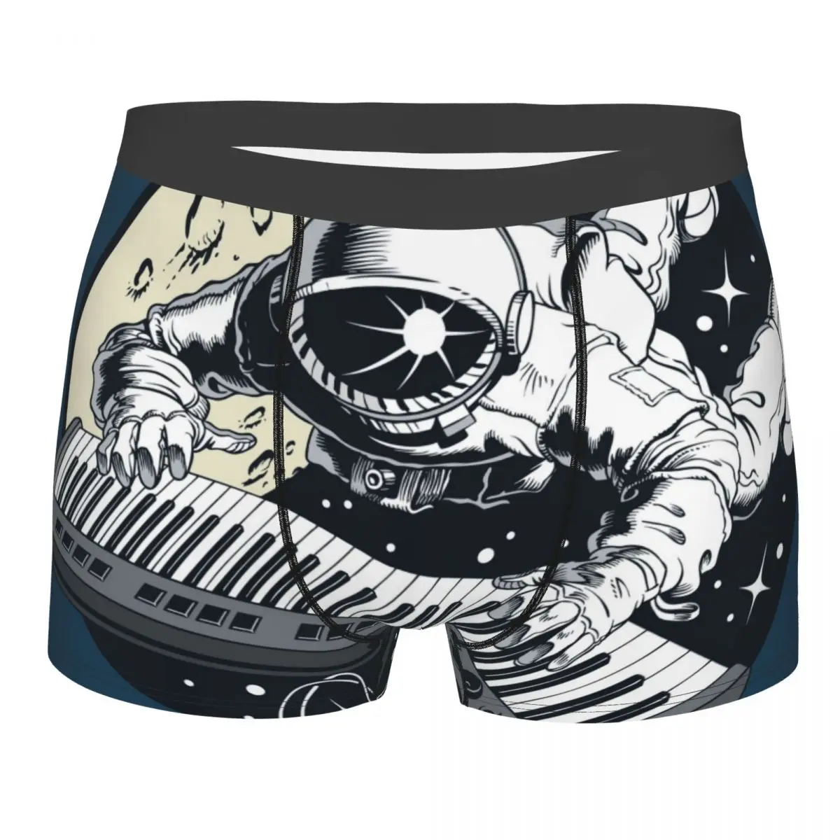 

Трусы-боксеры мужские с забавным астронавтом, пикантные удобные шорты, нижнее белье для мужчин