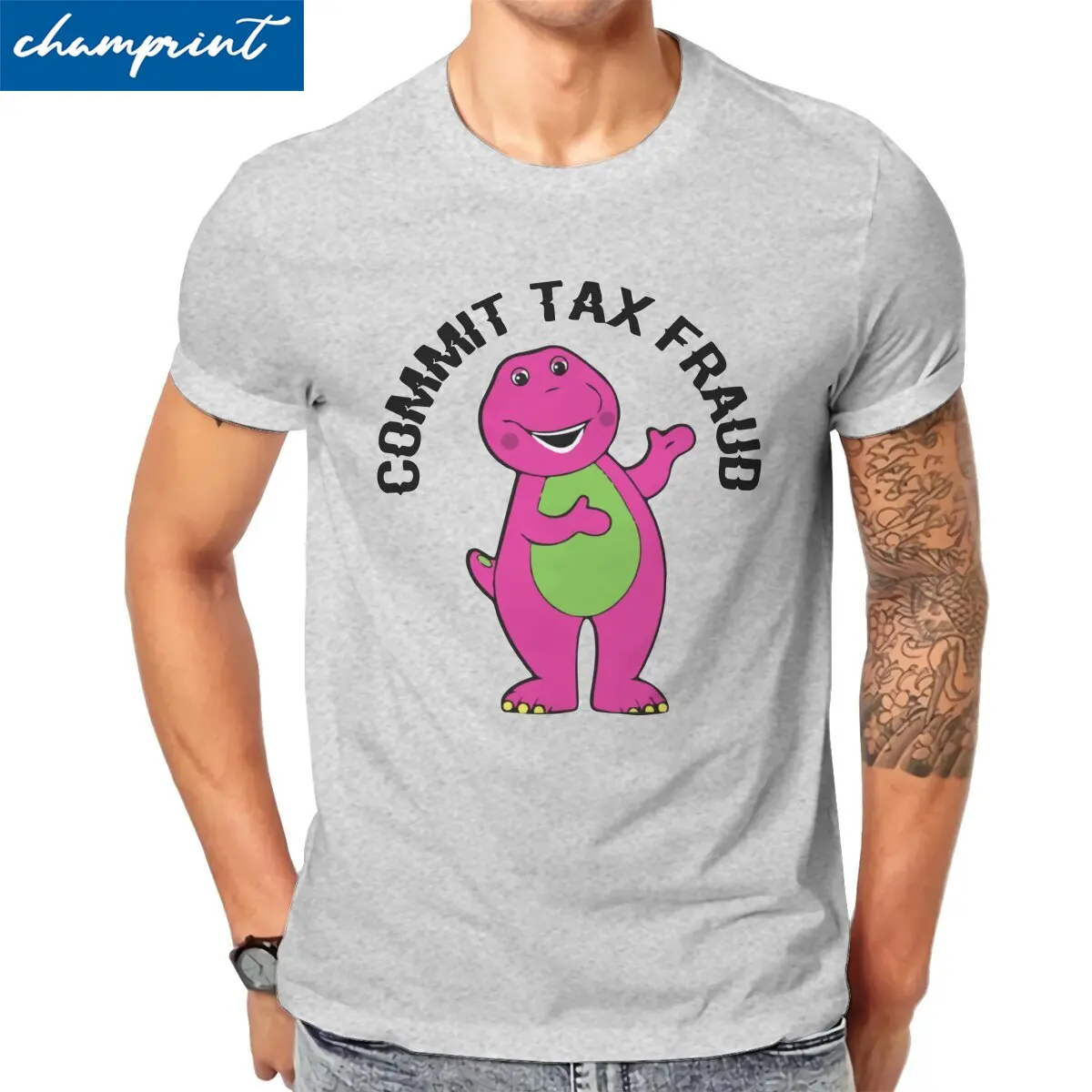 

Мужская футболка с коротким рукавом и круглым вырезом, из хлопка