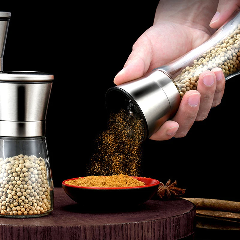 Ручная мельница для соли и перца банка бутылок с приправами специй из