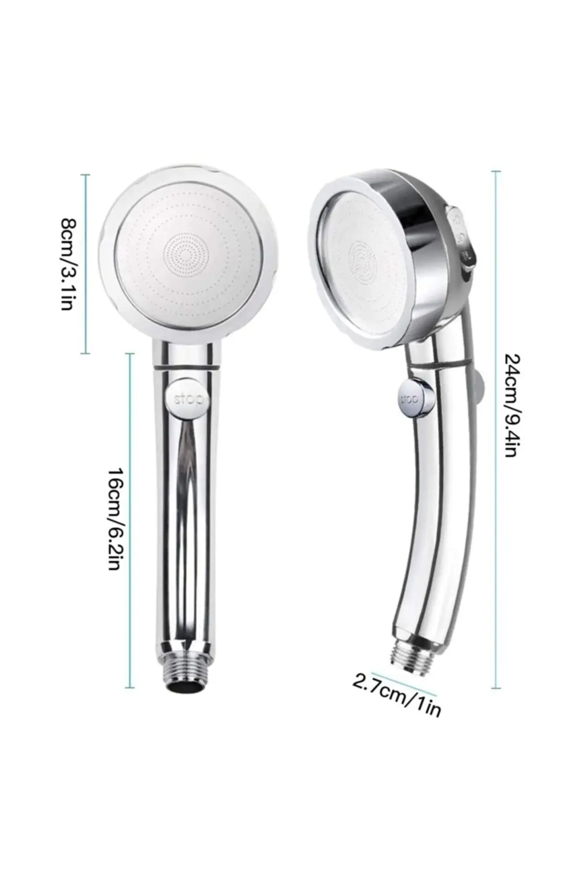 Экономия воды 3 функции насадка для душа ванной комнаты кнопка включения и