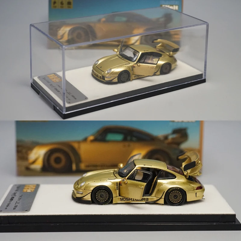 

PGM car model 1:64RWB gold 993 alloy full open Yoshihara Youguo modified 911 model collection decoration gift